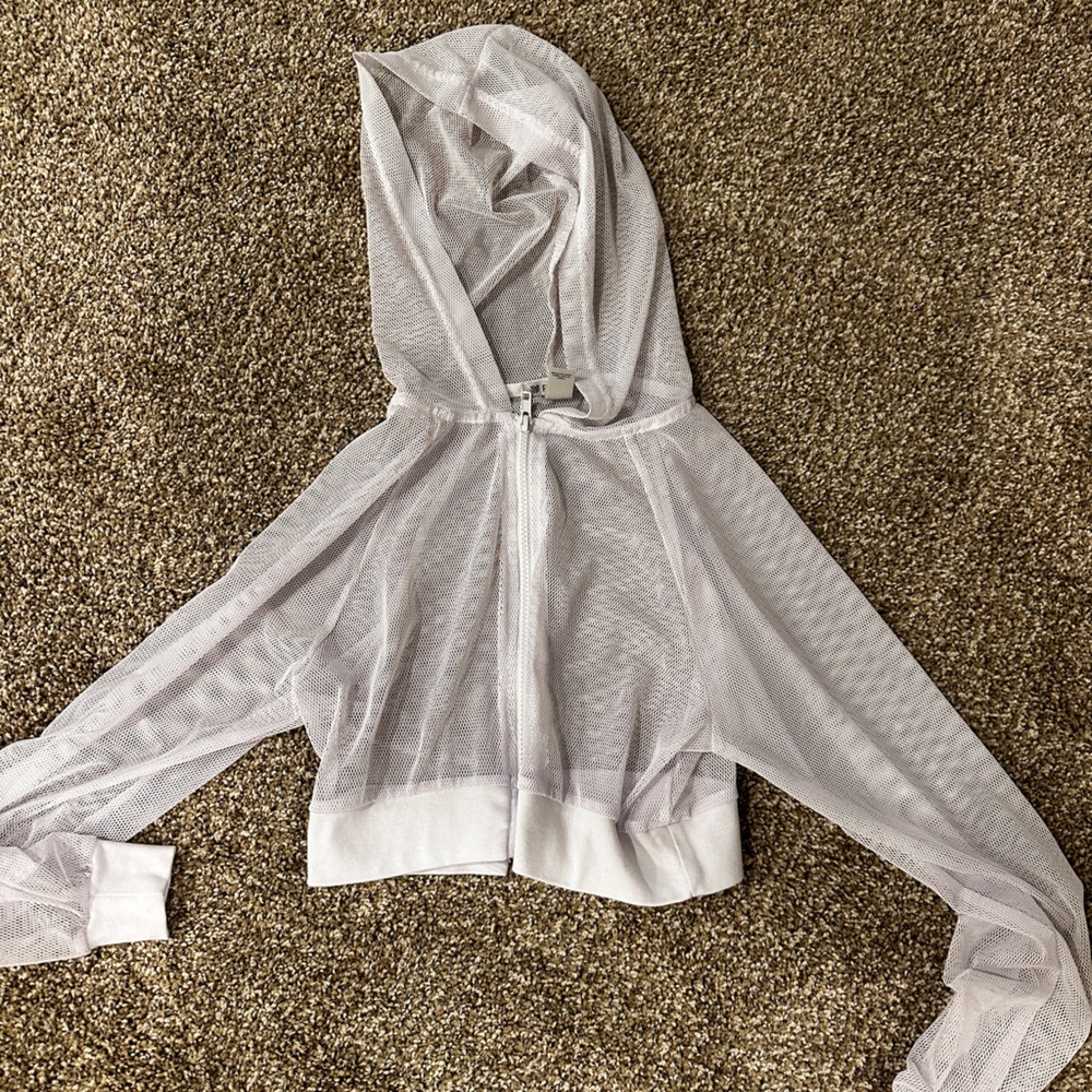 Mesh Zip Up